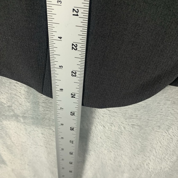 Le Suit Women's Blazer Jacket 12 Gray Notch Collar Career Office Formal NWT - Picture 9 of 10